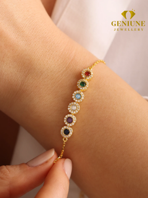 Custom Birthstone Bracelet