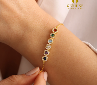 Custom Birthstone Bracelet